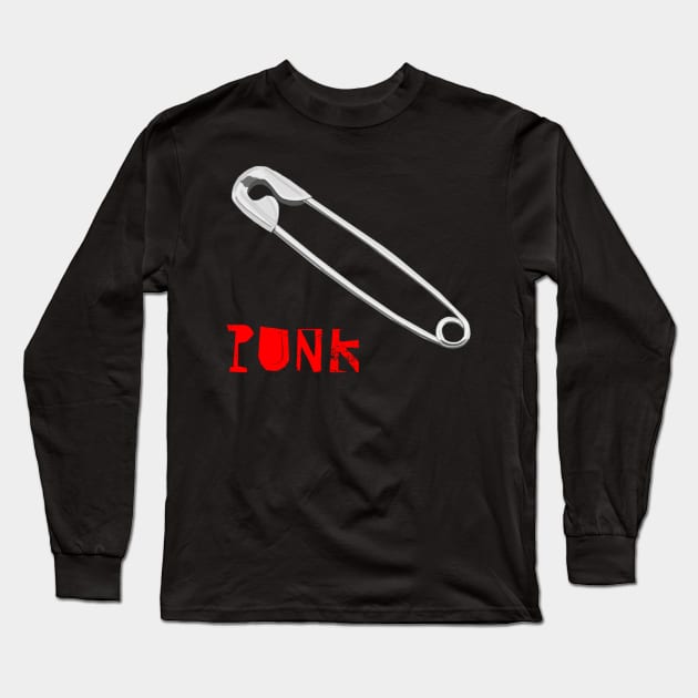 Punk Long Sleeve T-Shirt by tesiamarieart